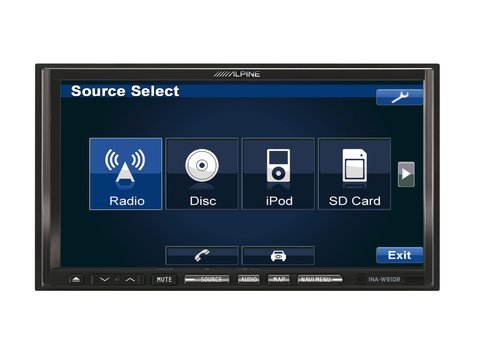 Alpine INA-W910R Double Din Navigation Unit With Bluetooth